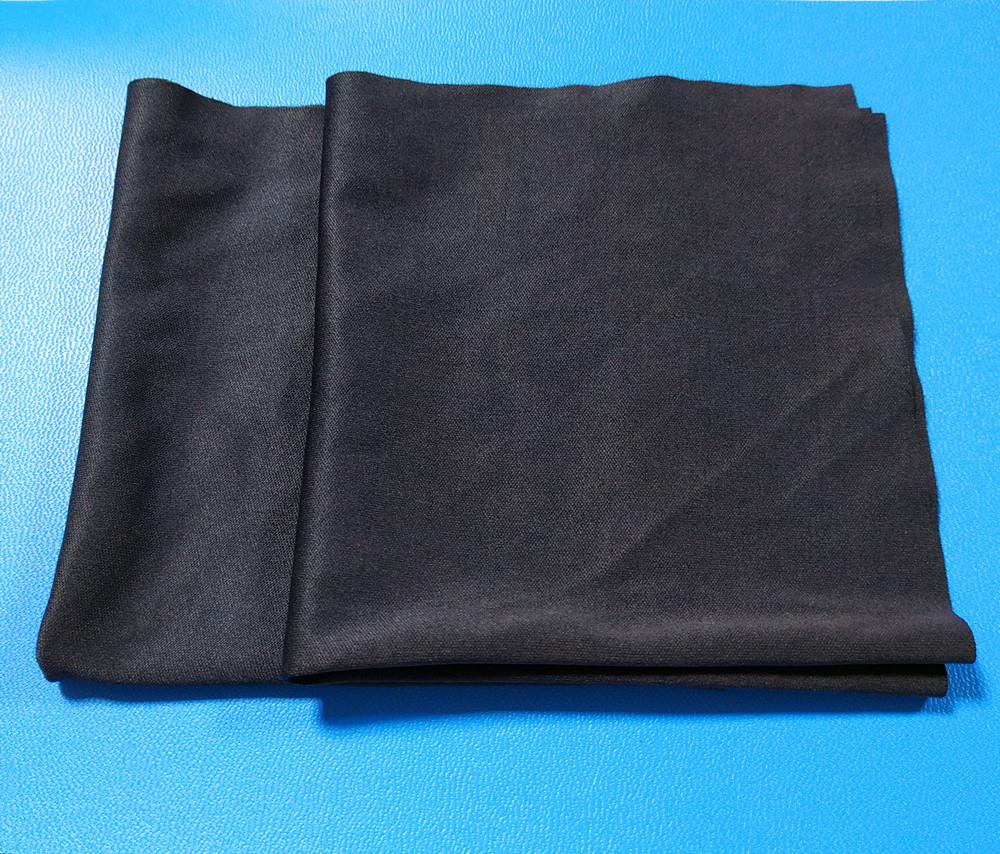 black antistatic microfiber wiper